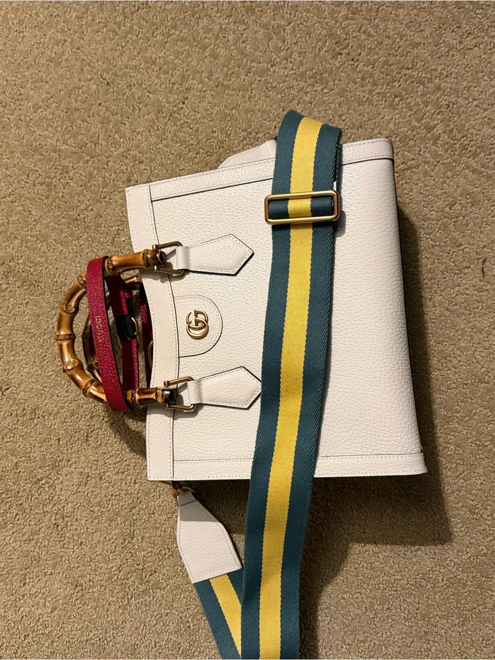 Gucci Diana Medium Calfskin Bamboo Satchel